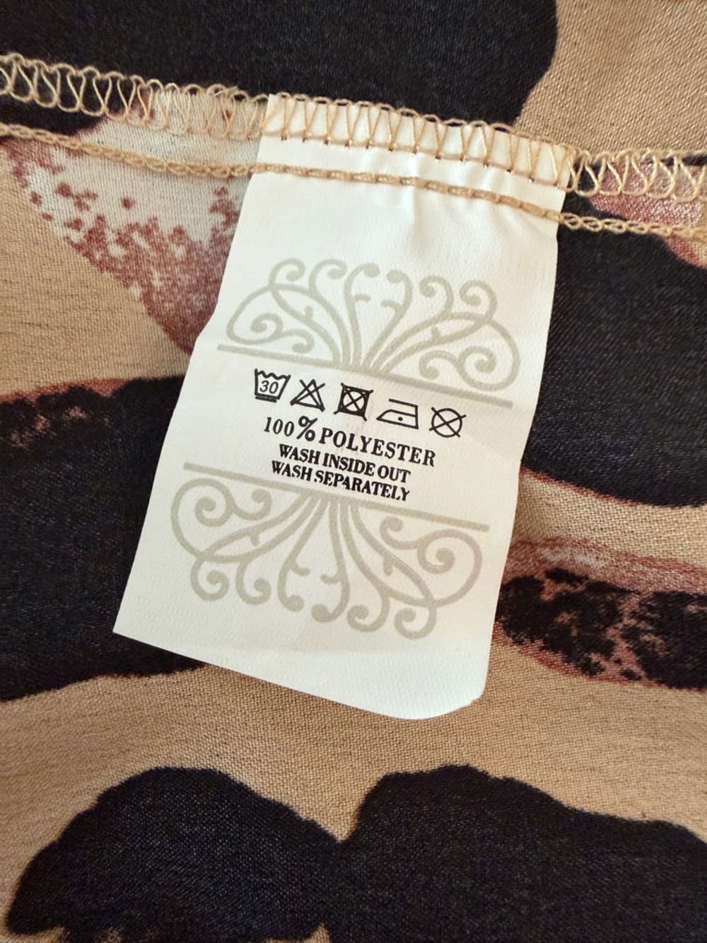 NEVER FULL DRESSED Wrap Top in Leopard Sz US 6/UK 10 - NWT!! - Picture 5 of 11